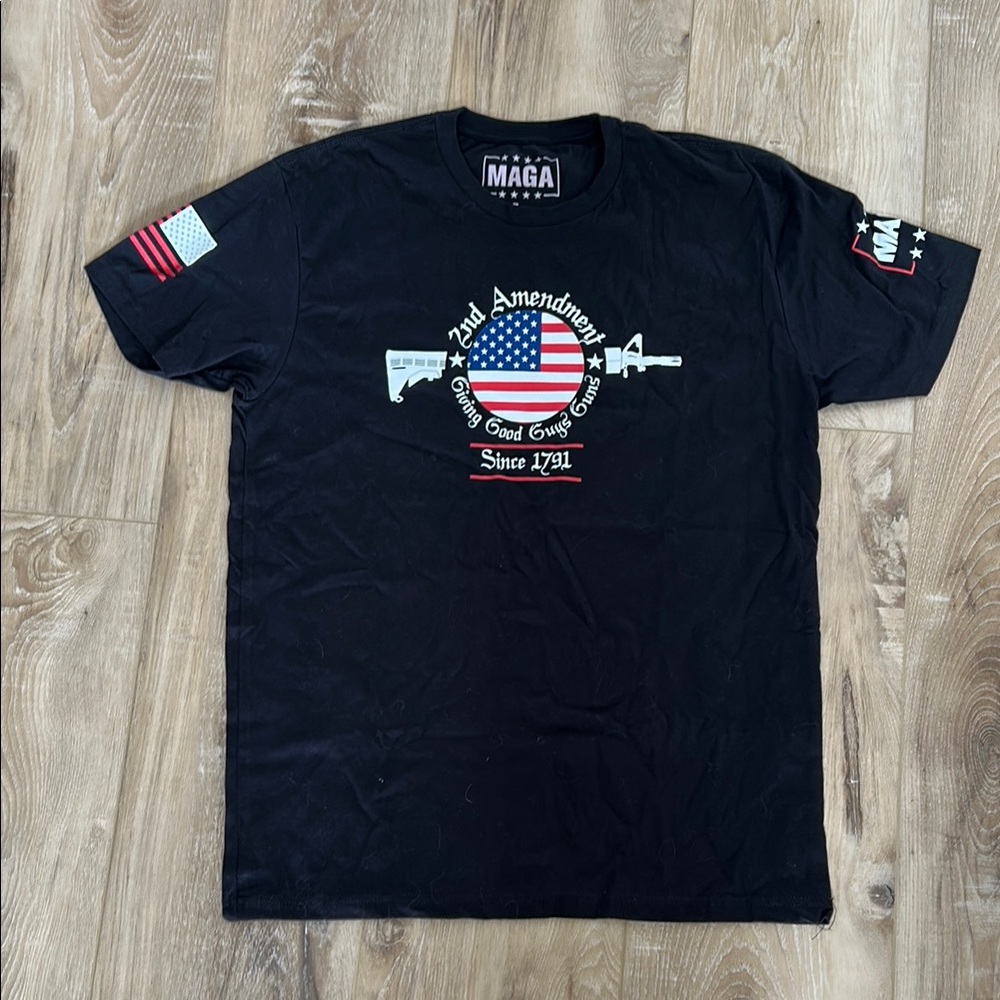 MAGA Black Graphic Men's T-Shirt